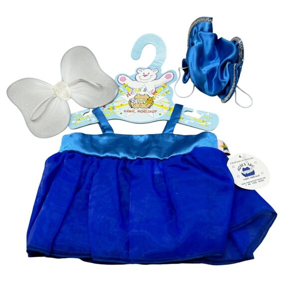 Noah's Ark Workshop Fairy Dress Costume With Wings & Hat for plush or doll READ - Picture 1 of 7